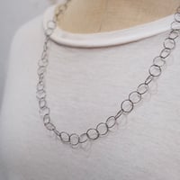 silver925　サークルチェーンネックレス
