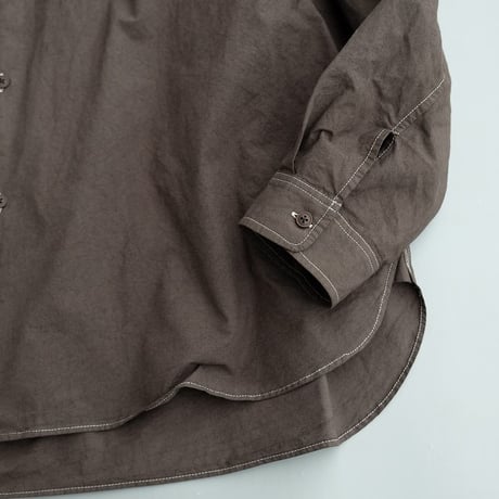 kontor(コントール)　　　  Garment-dyed   B.D   shirt　　　Charcoal
