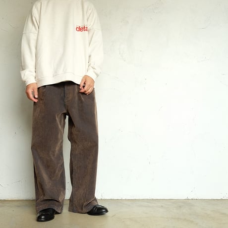 kontor(コントール)　　  Dolman sleeve logo sweat shirt　　　Oatmeal