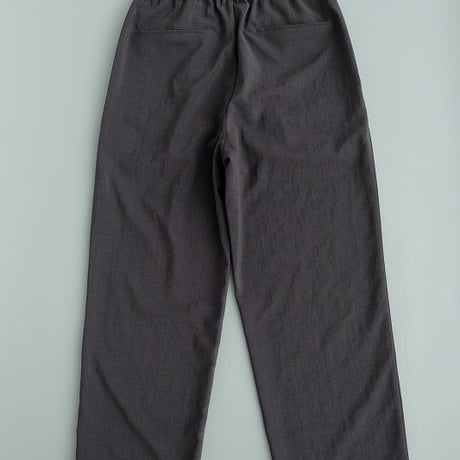 LAMOND(ラモンド)　　  New Semi Wide Shari Pants　　　　CHANBRAY BLACK