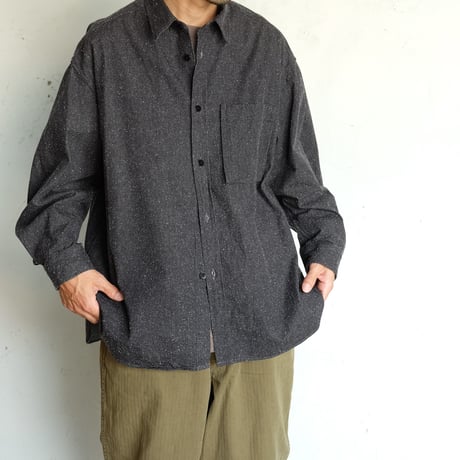 STILL BY HAND(スティルバイハンド)　　　  Silk nep over shirt　　SH01263