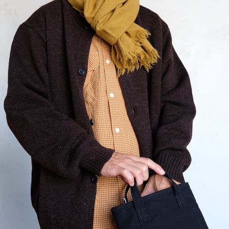 LOCALLY(ローカリー)　light short muffler    　　Mustard