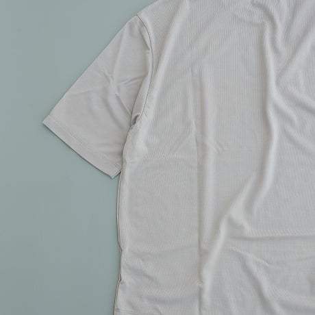 LAMOND(ラモンド)　　　  CWOOL TEE　　　Light Gray