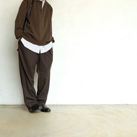 STILL BY HAND(スティルバイハンド)　  Silk mixed knitted polo　　　KN01263