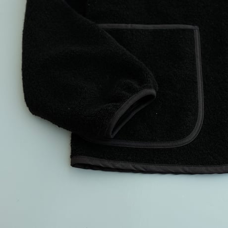 *A VONTADE(アボンタージ)　　　Wool Pile Zip Cardigan　　　Black