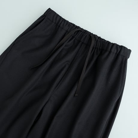 holk(ホーク)　　　 Kang Fu Pants  - lamb short beaver　　　Black