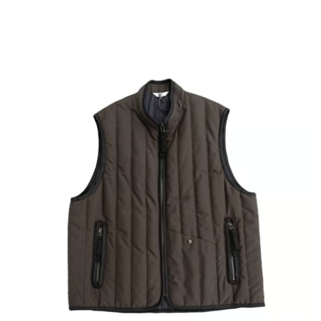 kontor(コントール)　　  Binder Stripe Quilted Vest