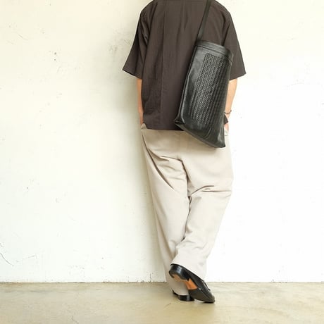 LAMOND(ラモンド)　　  New Semi Wide Shari Pants　　　　Ash Gray