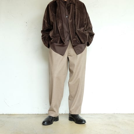 holk(ホーク)　　　 Kang Fu Pants  - lamb short beaver　　　Beige