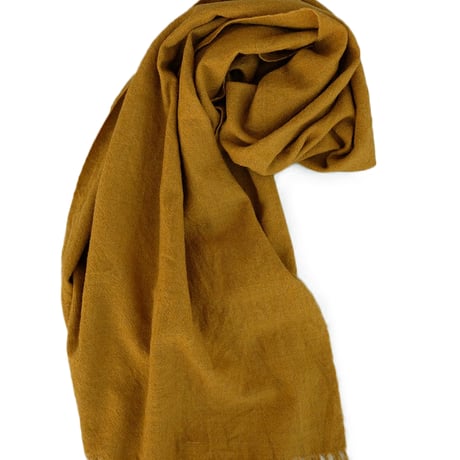 LOCALLY(ローカリー)　light short muffler    　　Mustard