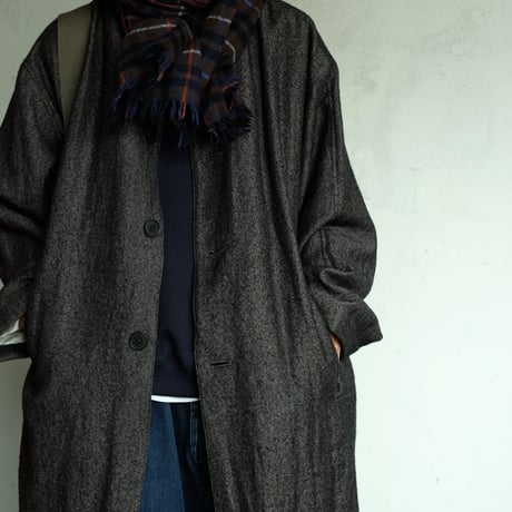 LOCALLY(ローカリー)　　　　Check Muffler 　　　　Brown/Navy