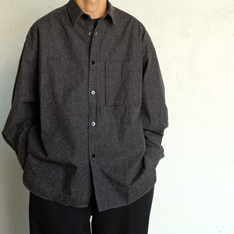 STILL BY HAND(スティルバイハンド)　　　  Silk nep over shirt　　SH01263