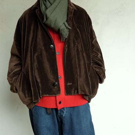LOCALLY(ローカリー)　light short muffler    　　Moss Green