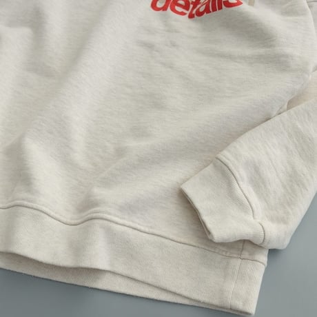 kontor(コントール)　　  Dolman sleeve logo sweat shirt　　　Oatmeal