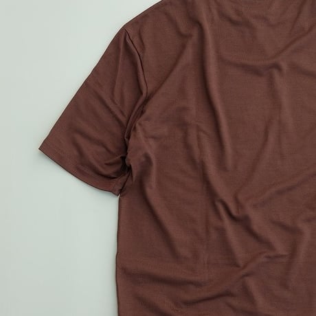 LAMOND(ラモンド)　　　  CWOOL TEE　　　Brown