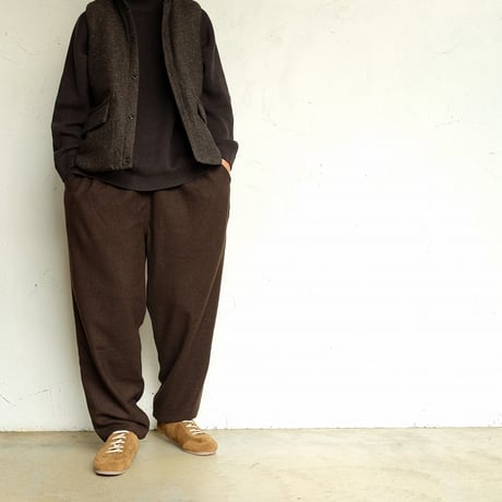 STILL BY HAND(スティルバイハンド)  　　Cashmere mixed easy pants　　　PT04263