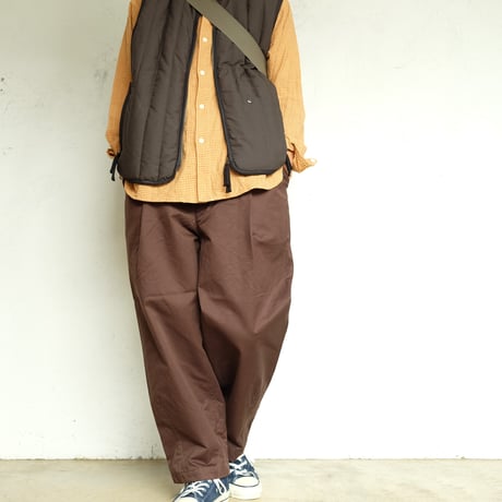 kontor(コントール)　　  Binder Stripe Quilted Vest