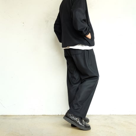 holk(ホーク)　　　 Kang Fu Pants  - lamb short beaver　　　Black