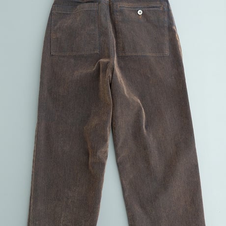 kontor(コントール)　　　　 Washed Flocked Denim Pants