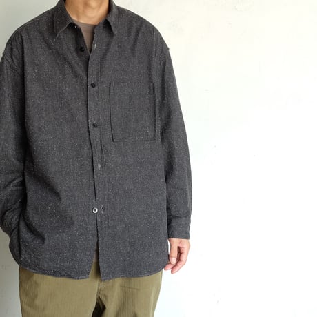 STILL BY HAND(スティルバイハンド)　　　  Silk nep over shirt　　SH01263