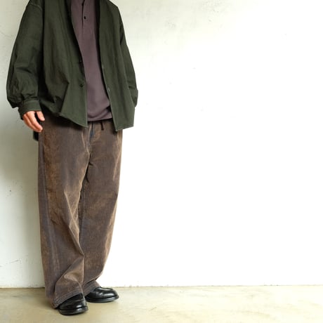 kontor(コントール)　　　  Garment-dyed   B.D   shirt　　　Green