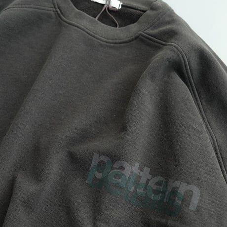 kontor(コントール)　　  Dolman sleeve logo sweat shirt　　　Charcoal