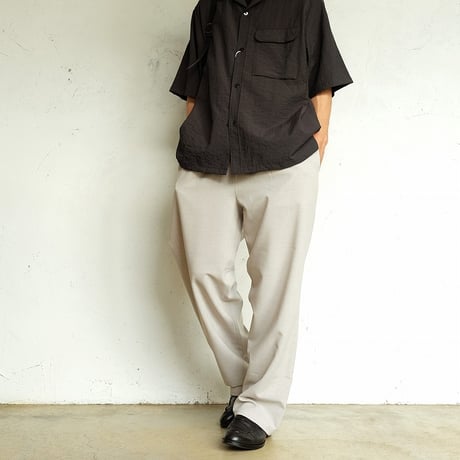 LAMOND(ラモンド)　　  New Semi Wide Shari Pants　　　　Ash Gray