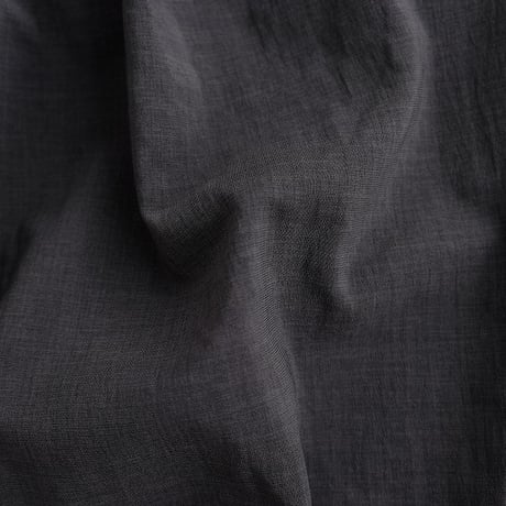 LAMOND(ラモンド)　　  New Semi Wide Shari Pants　　　　CHANBRAY BLACK