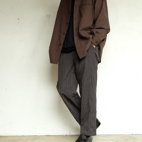 STILL BY HAND(スティルバイハンド)　　　 Creasy pleated pants    PT09263