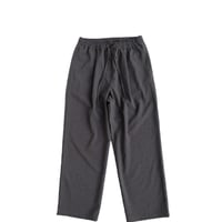 LAMOND(ラモンド)　　  New Semi Wide Shari Pants　　　　CHANBRAY BLACK