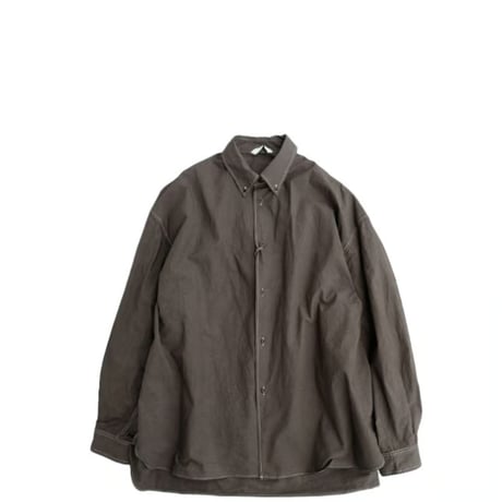 kontor(コントール)　　　  Garment-dyed   B.D   shirt　　　Charcoal