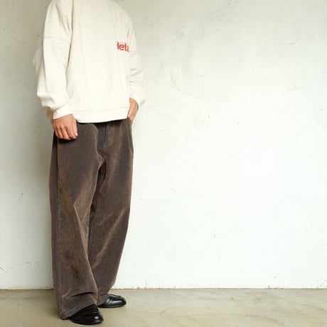 kontor(コントール)　　  Dolman sleeve logo sweat shirt　　　Oatmeal