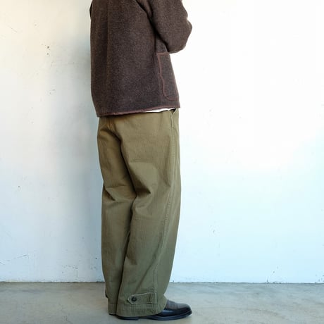 *A VONTADE(アボンタージ)　　　Wool Pile Zip Cardigan　　　Dark Brown