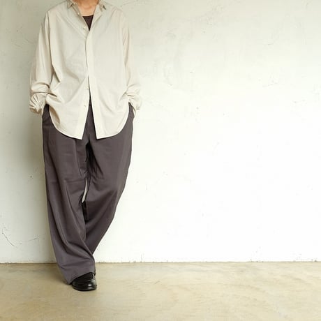 LAMOND(ラモンド)　　  TWILL TWIST PANTS　　　Charcoal