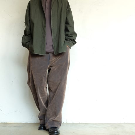 kontor(コントール)　　　　 Washed Flocked Denim Pants