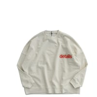 kontor(コントール)　　  Dolman sleeve logo sweat shirt　　　Oatmeal