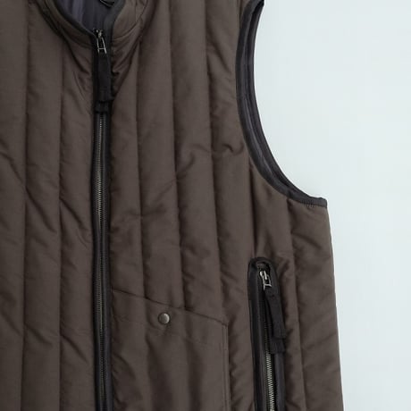 kontor(コントール)　　  Binder Stripe Quilted Vest