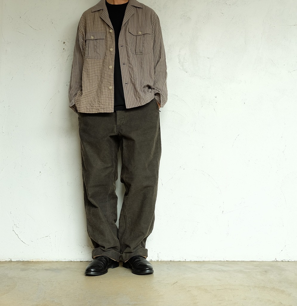 A VONTADE アボンタージ カーキ A VONTADE(アボンタージ) CHE army trousers | ART S