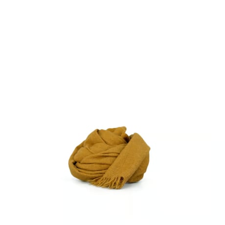 LOCALLY(ローカリー)　light short muffler    　　Mustard