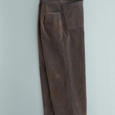 kontor(コントール)　　　　 Washed Flocked Denim Pants