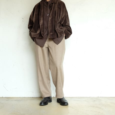 holk(ホーク)　　　 Kang Fu Pants  - lamb short beaver　　　Beige