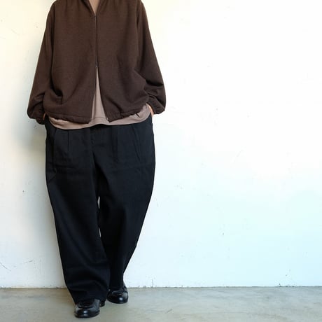 STILL BY HAND(スティルバイハンド)　　  Cashmere mixed high neck blouson   　　　BL04263