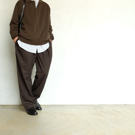 STILL BY HAND(スティルバイハンド)　　　 Cotton twill easy pants　　PT06263