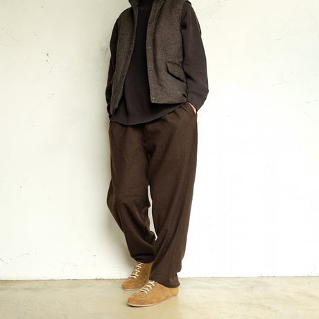 STILL BY HAND(スティルバイハンド)  　　Cashmere mixed easy pants　　　PT04263