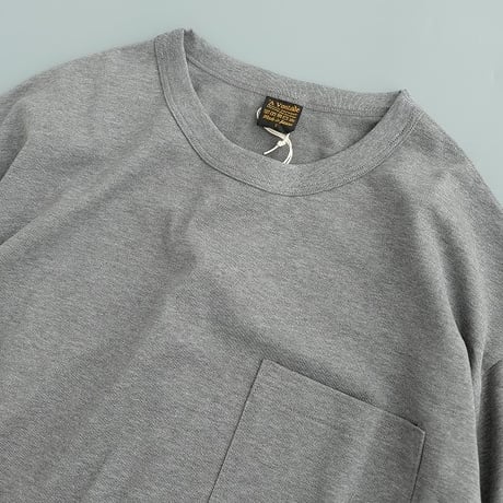 *A VONTADE(アボンタージ)　　  9oz Silket Athletic T-Shirt　　Gray Top