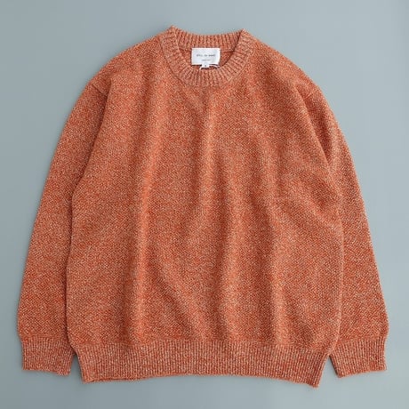 STILL BY HAND(スティルバイハンド)　　　  7G melange pullover　　KN04263　　　MELANGE ORANGE