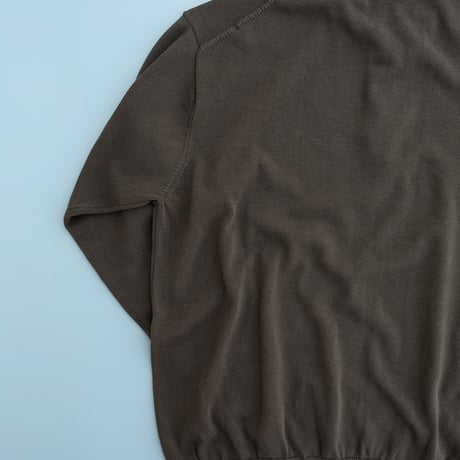 STILL BY HAND(スティルバイハンド)　  Silk mixed knitted polo　　　KN01263