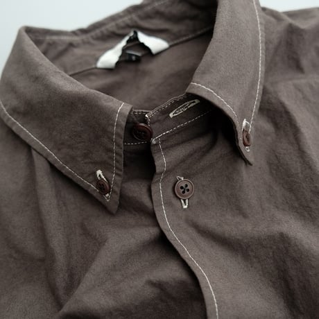 kontor(コントール)　　　  Garment-dyed   B.D   shirt　　　Charcoal