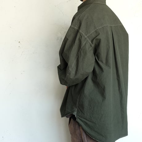 kontor(コントール)　　　  Garment-dyed   B.D   shirt　　　Green