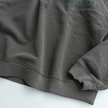 kontor(コントール)　　  Dolman sleeve logo sweat shirt　　　Charcoal